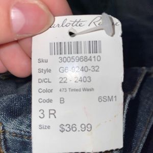 Size 3 boot cut jeans